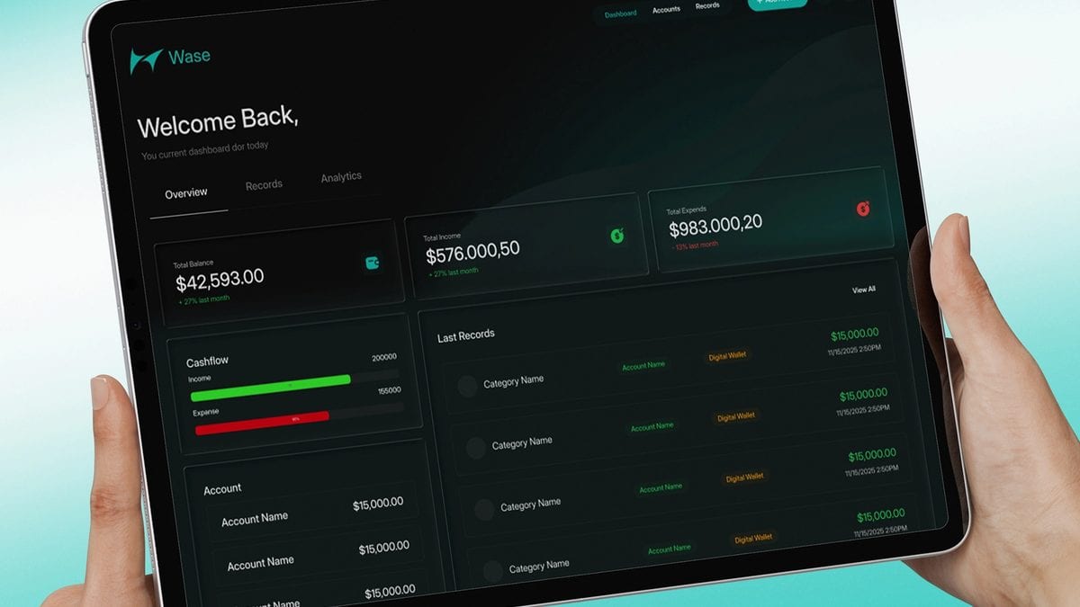 WASE — A unified finance experience, built as a web app.